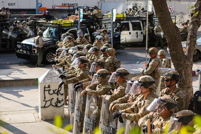 Los Angeles riot - June 2025