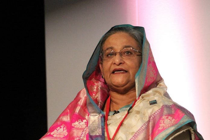 Bangladesh leader in exile Sheikh Hasina Picture of Bangladesh Ex-PM Sheikh Hasina