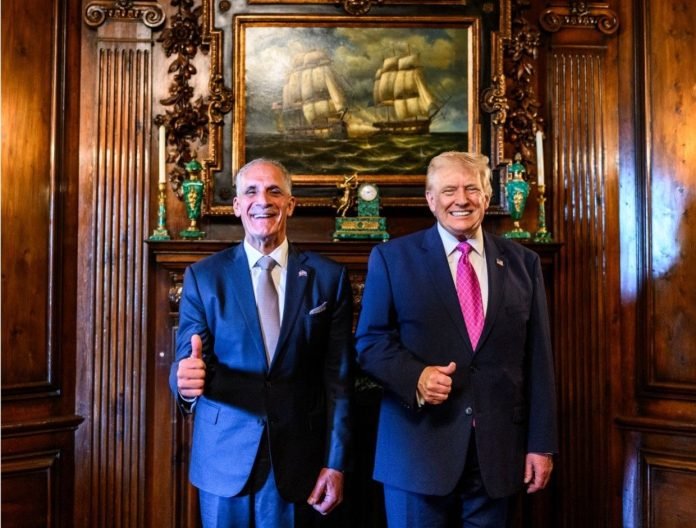 President Donald Trump meets with President Nasry Asfura of Honduras