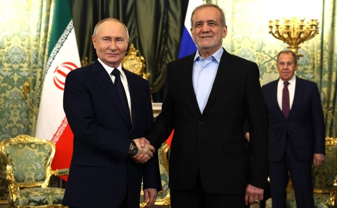 President Putin with President Masoud Pezeshkian