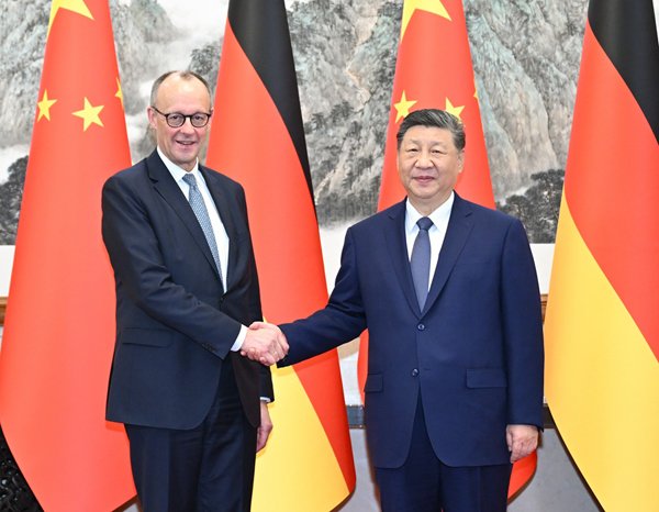 German Chancellor and China's president