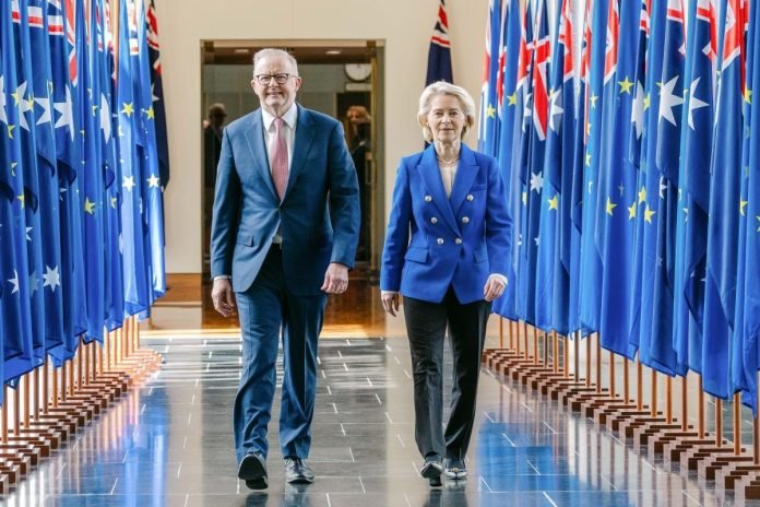 Visit of Ursula von de Leyen, President of the European Commission, to Australia