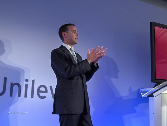 James Murdoch speaking at Verge, the digital media event