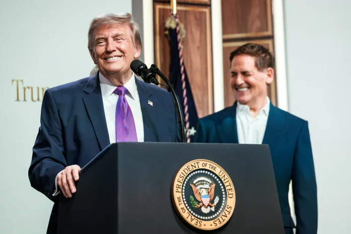 President Donald J. Trump participates in a TrumpRx event