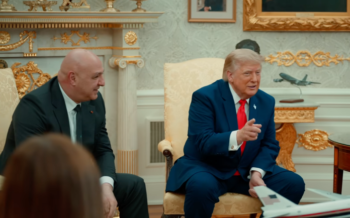 President Donald J. Trump & Lebanon’s President in the Oval Office